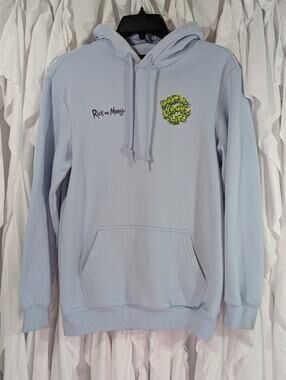 H&M x Rick and Morty Portal Boyz 4 Life Blue Hoodie XS